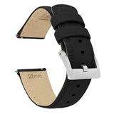 Black | Sailcloth Quick Release by Barton Watch Bands - Vysn