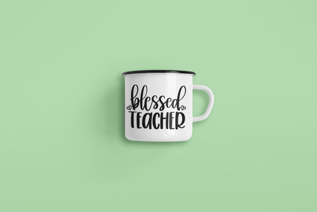 Blessed Teacher Mug by WinsterCreations™ Official Store - Vysn