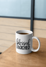 Blessed Teacher Mug by WinsterCreations™ Official Store - Vysn