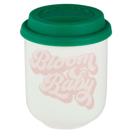 Bloom Baby Ceramic To Go Mug | Holds 16 oz. | Eco Mug with Silicone Lid and Sleeve by The Bullish Store - Vysn