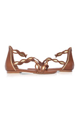 Blossom Leather Sandals by ELF - Vysn