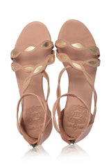 Blossom Leather Sandals by ELF - Vysn