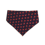 Blue & Red Reversible Dog Bandana by Uptown Pups - Vysn