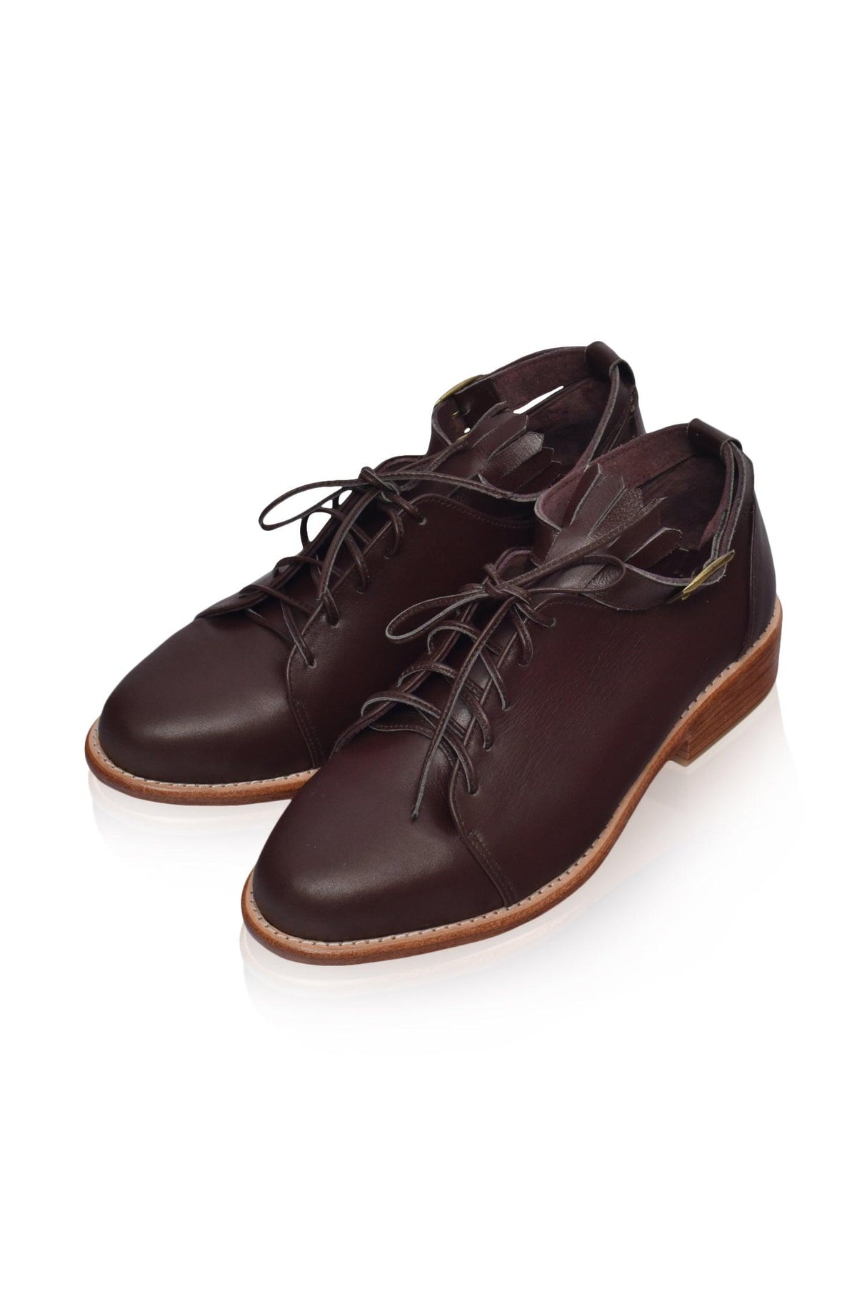 Boston Leather Oxfords by ELF - Vysn