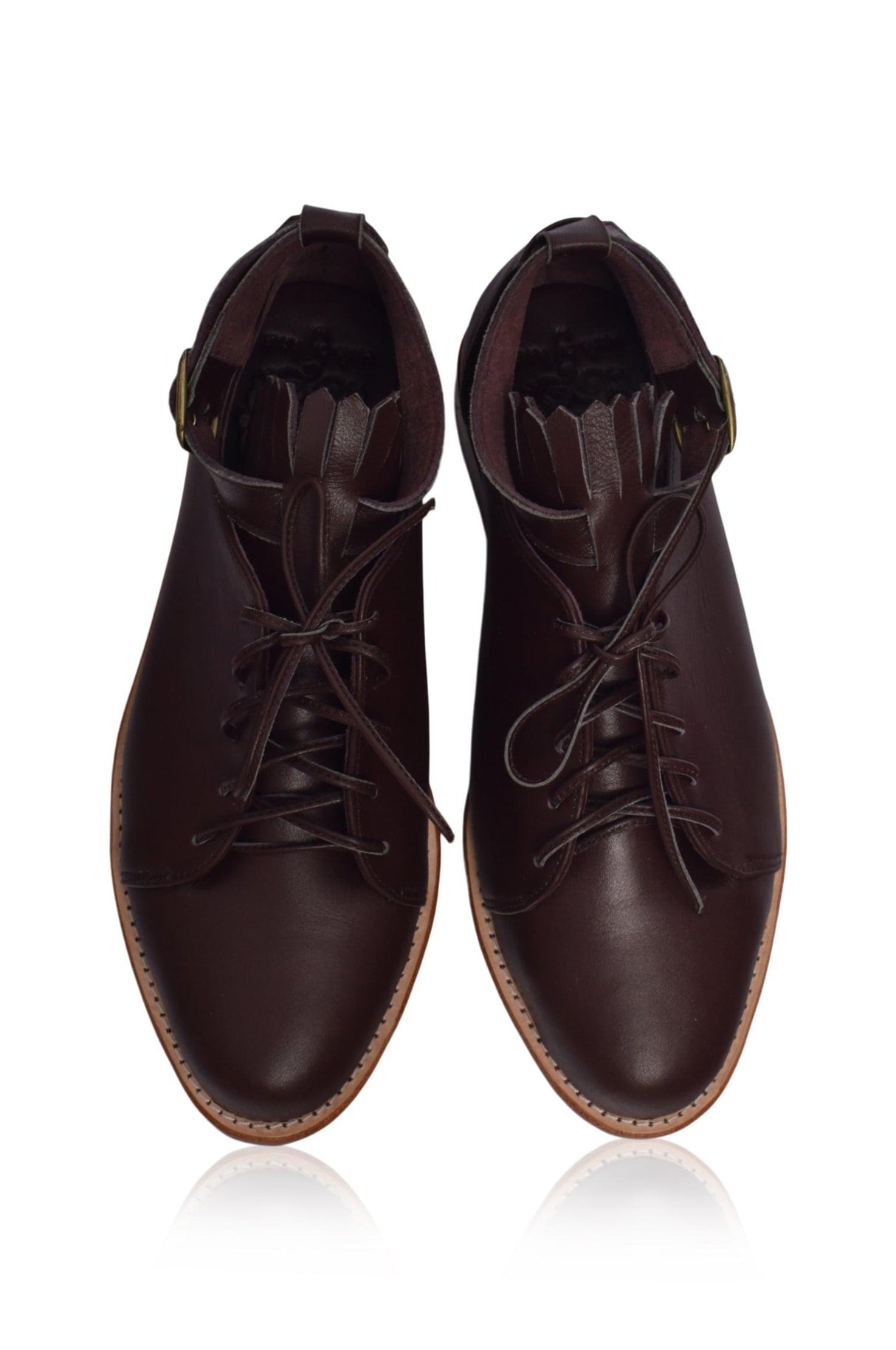 Boston Leather Oxfords by ELF - Vysn