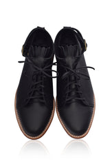 Boston Leather Oxfords by ELF - Vysn