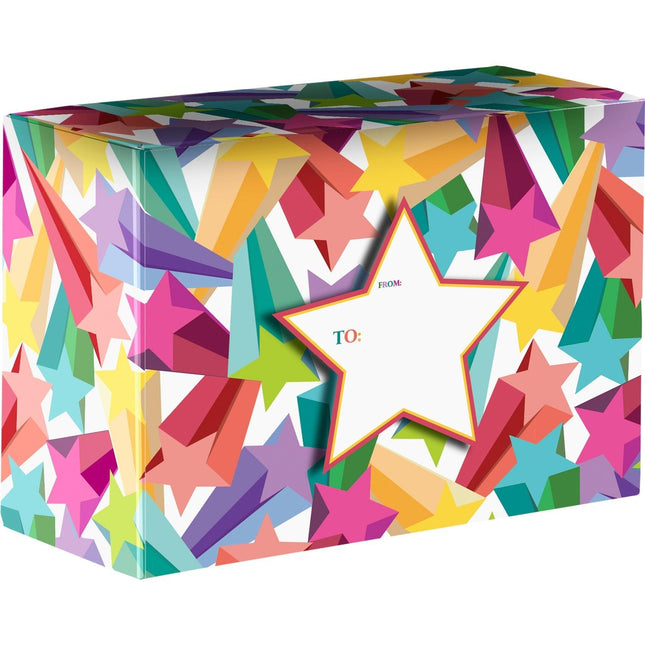 Bright Stars Medium Birthday Printed Gift Mailing Boxes by Present Paper - Vysn