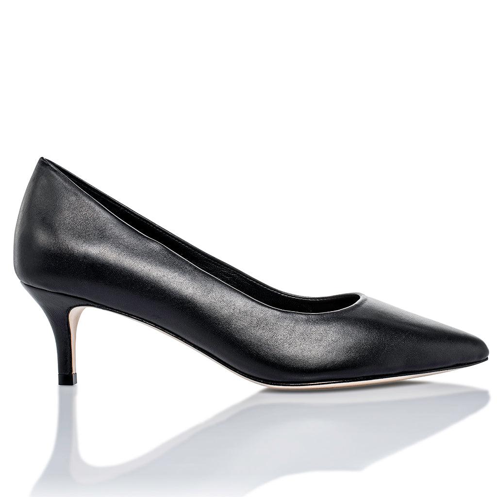 Callie Black Lux Nappa by Joan Oloff Shoes - Vysn