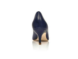 Callie Navy Lux Nappa by Joan Oloff Shoes - Vysn