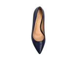 Callie Navy Lux Nappa by Joan Oloff Shoes - Vysn