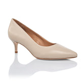 Callie Nude Mestico Lux Leather by Joan Oloff Shoes - Vysn