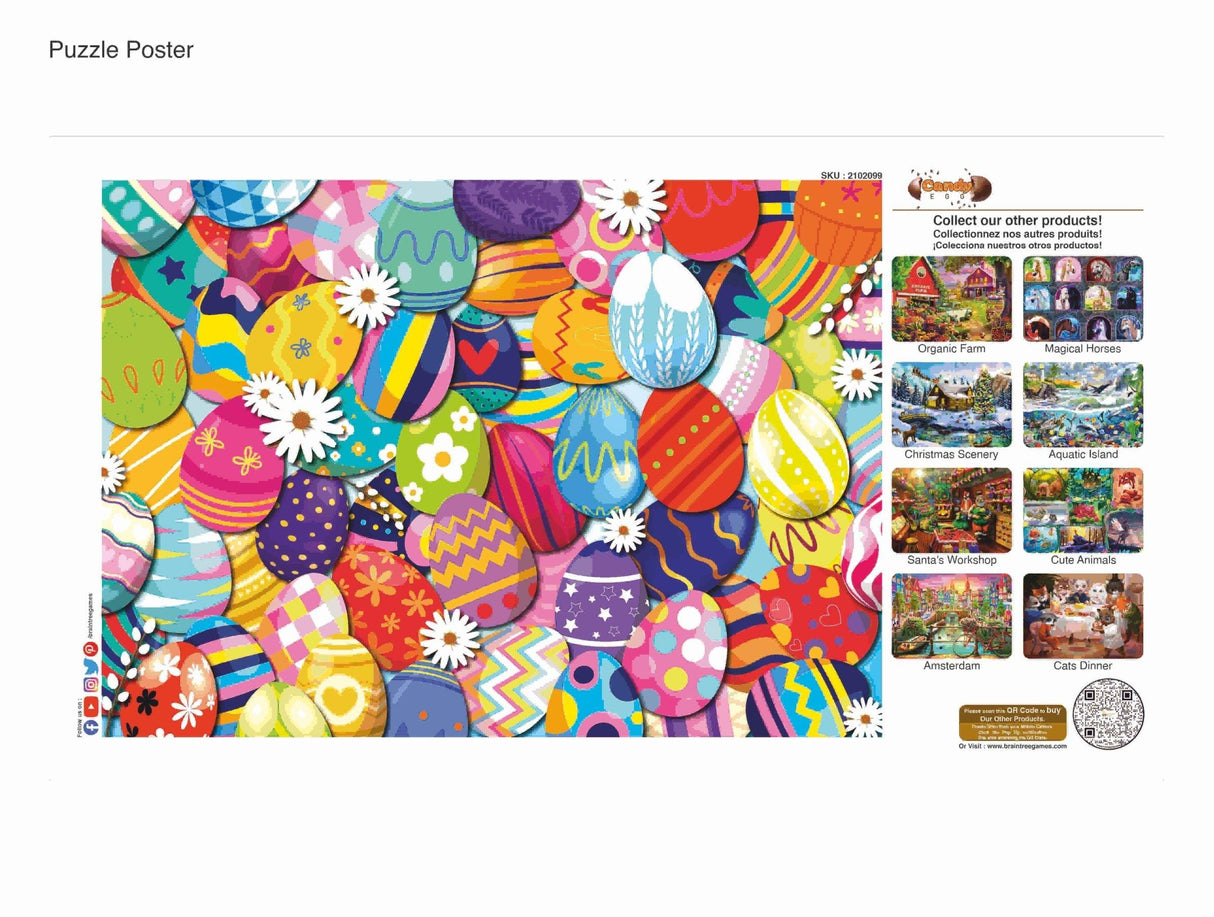 Candy Egg Jigsaw Puzzles 1000 Piece by Brain Tree Games - Jigsaw Puzzles - Vysn