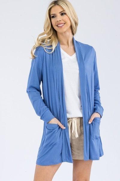 Casual Cardigan With Pockets - VYSN