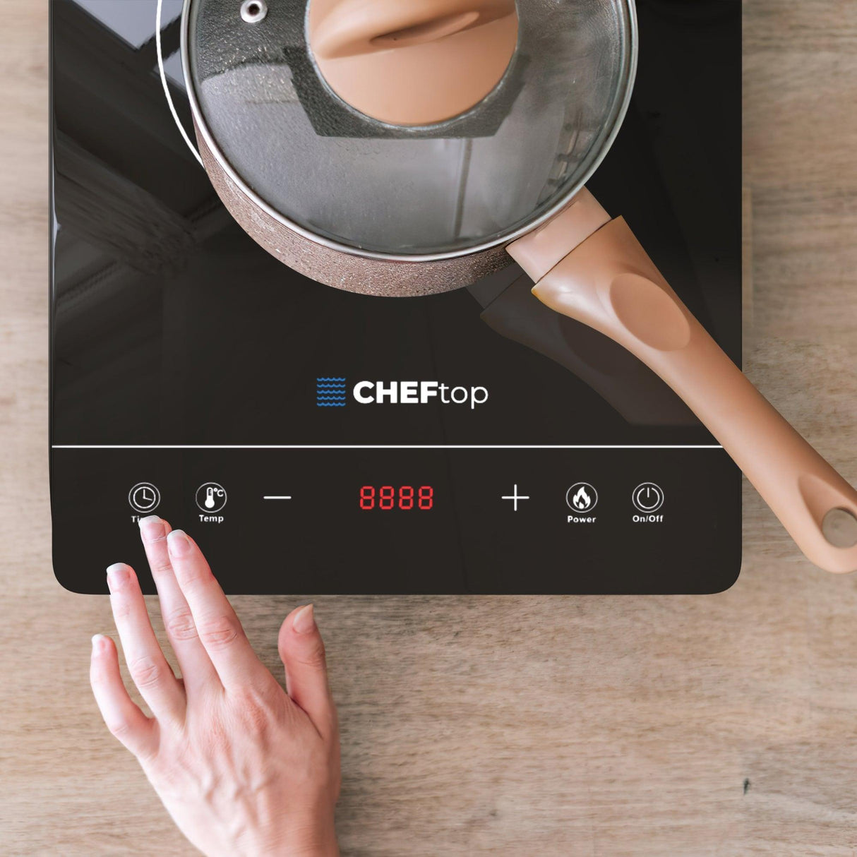 CHEFTop - Single Burner Induction Cooktop by Drinkpod - Vysn