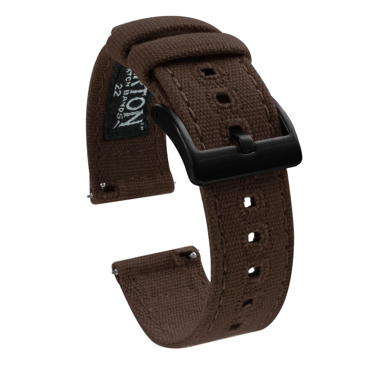 Chocolate Brown | Crafted Canvas by Barton Watch Bands - Vysn