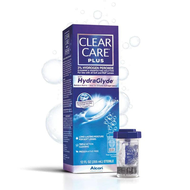 Clear Care Plus Solution 12 oz by Fresh Lens | CanadianContactLenses.com - Vysn