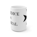 Cowardice is Immoral 11oz White Mug by Proud Libertarian - Vysn