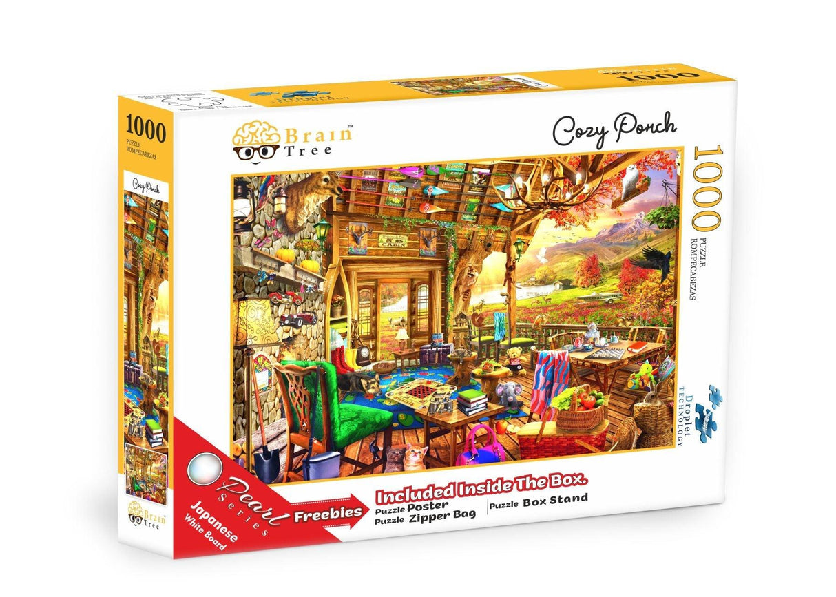 Cozy Porch Jigsaw Puzzles 1000 Piece by Brain Tree Games - Jigsaw Puzzles - Vysn