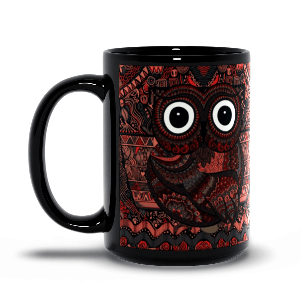 Cute Owl Coffee Mug Gift Idea by KoultureKanvas - Vysn