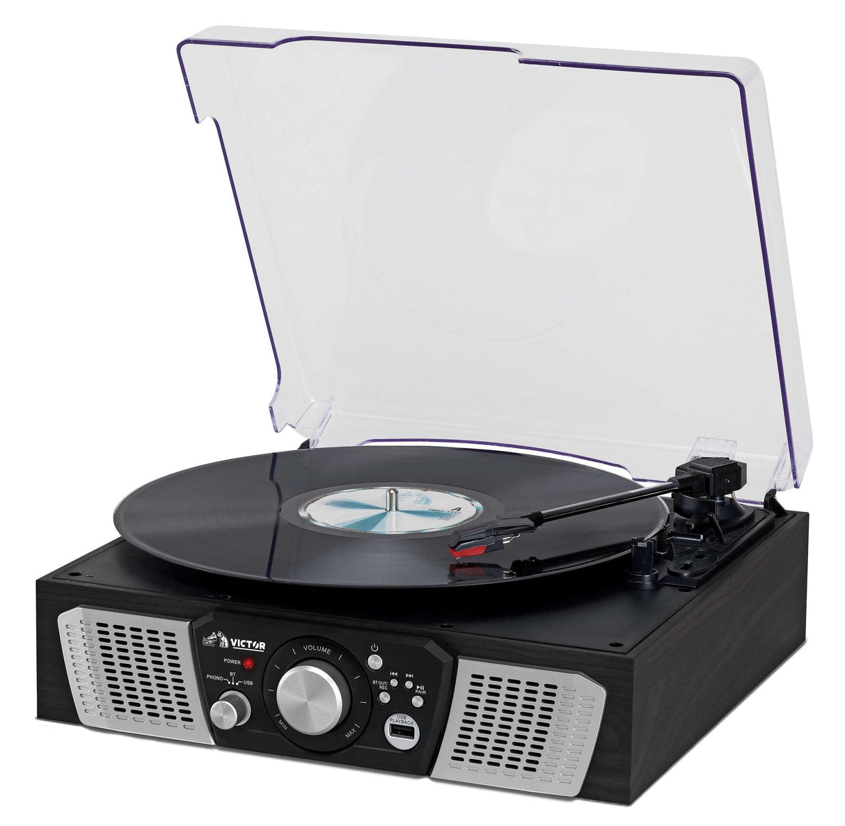 Lakeshore 5-in-1 Hybrid Bluetooth Turntable System - Vysn