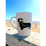 Dachshund Mama Coffee Mug by Dope Dog Co - Vysn