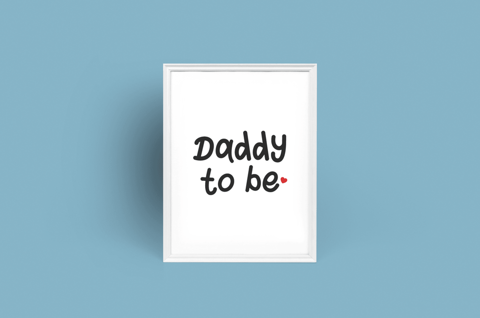 Daddy To Be Heart Fathers Day Collection by WinsterCreations™ Official Store - Vysn