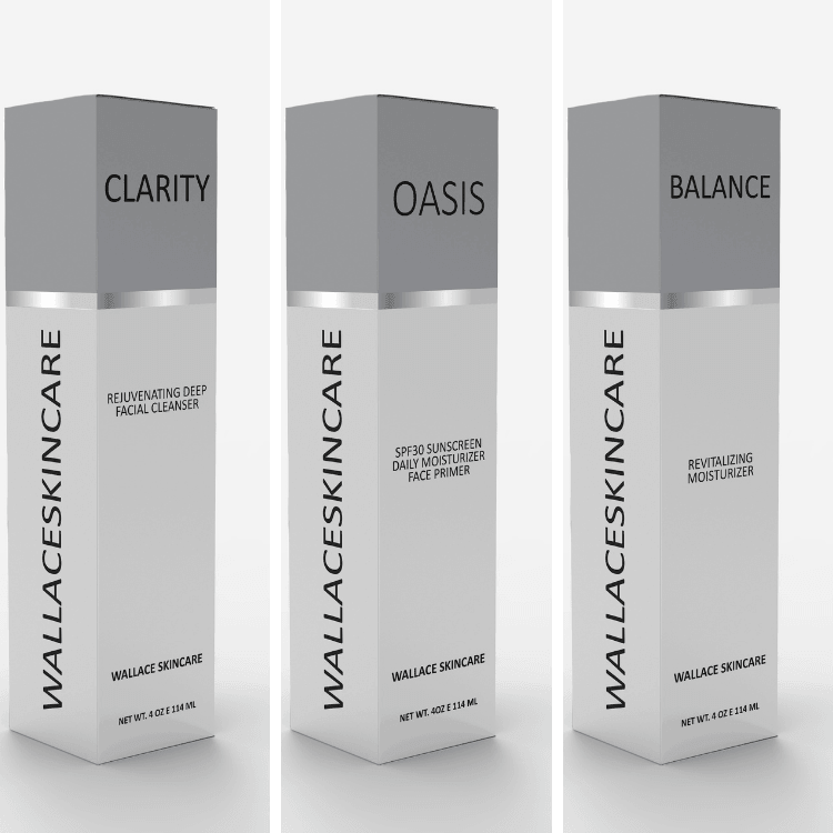 Daily Skincare Kit for Women - Clarity, Balance and Oasis by Wallace Skincare - Vysn