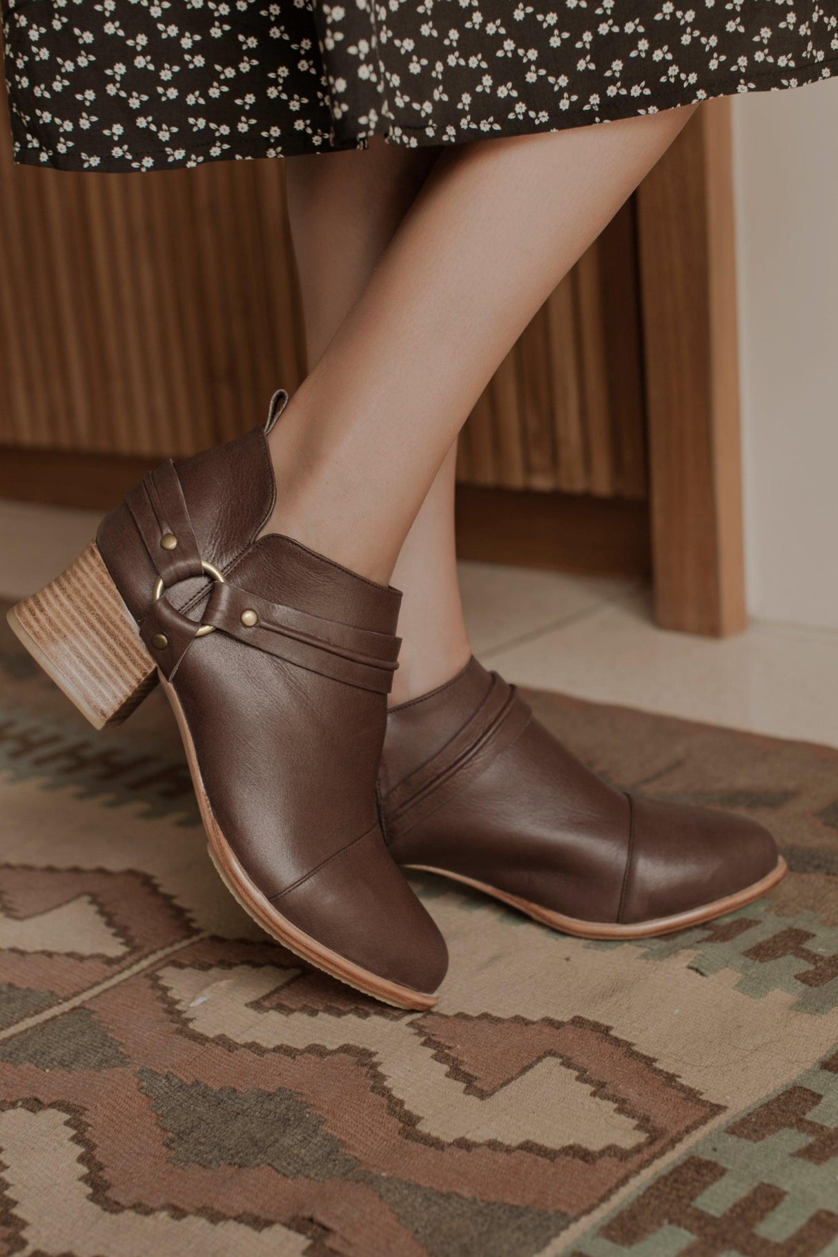 Dasha Low Ankle Booties by ELF - Vysn