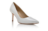 Deborah Silver Mesh Leather by Joan Oloff Shoes - Vysn