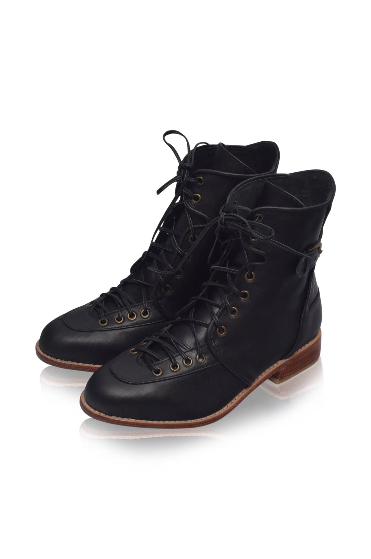 Desert Seeker Combat Leather Boots by ELF - Vysn