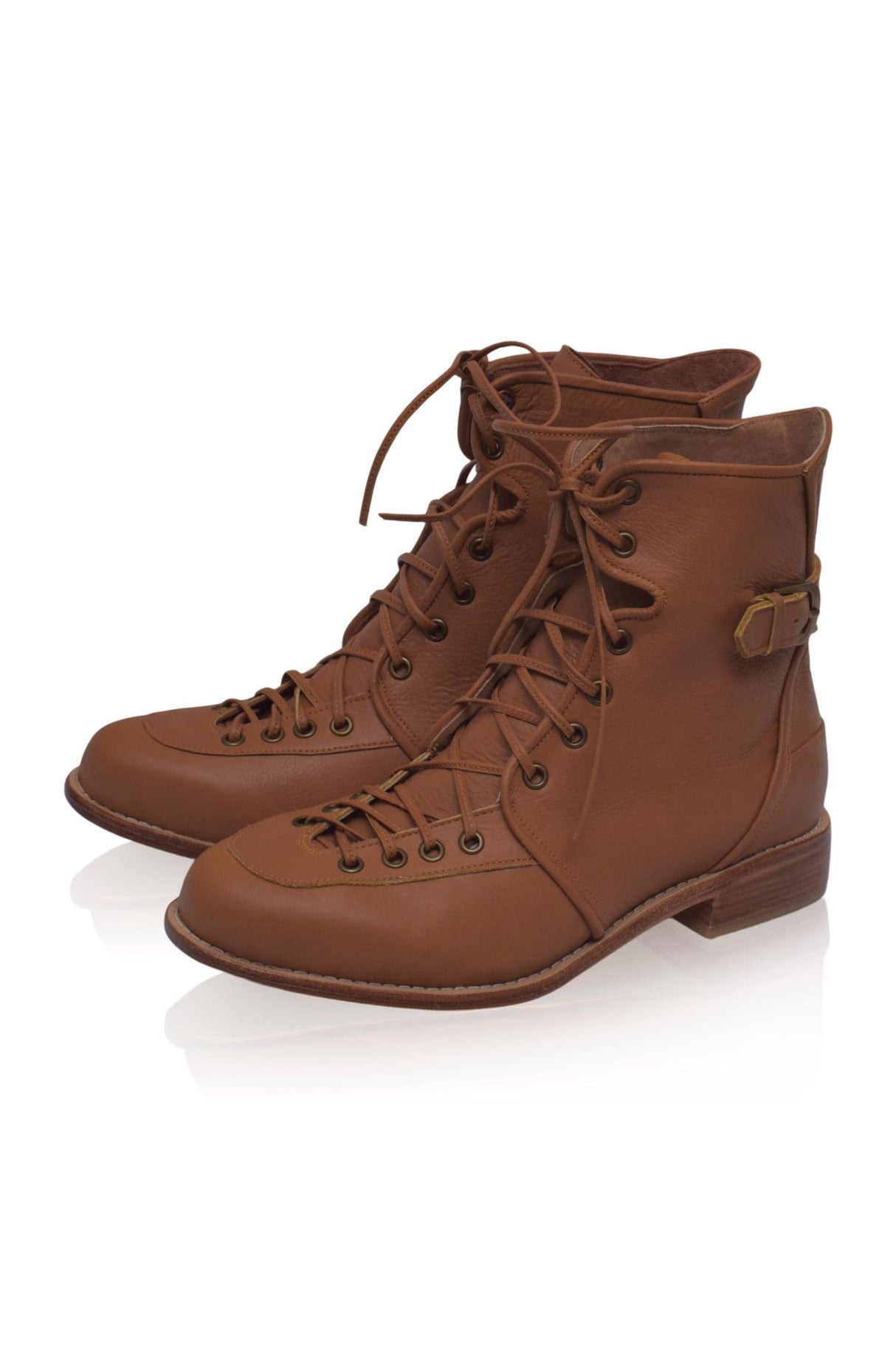 Desert Seeker Combat Leather Boots by ELF - Vysn