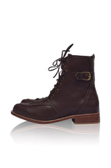 Desert Seeker Combat Leather Boots by ELF - Vysn