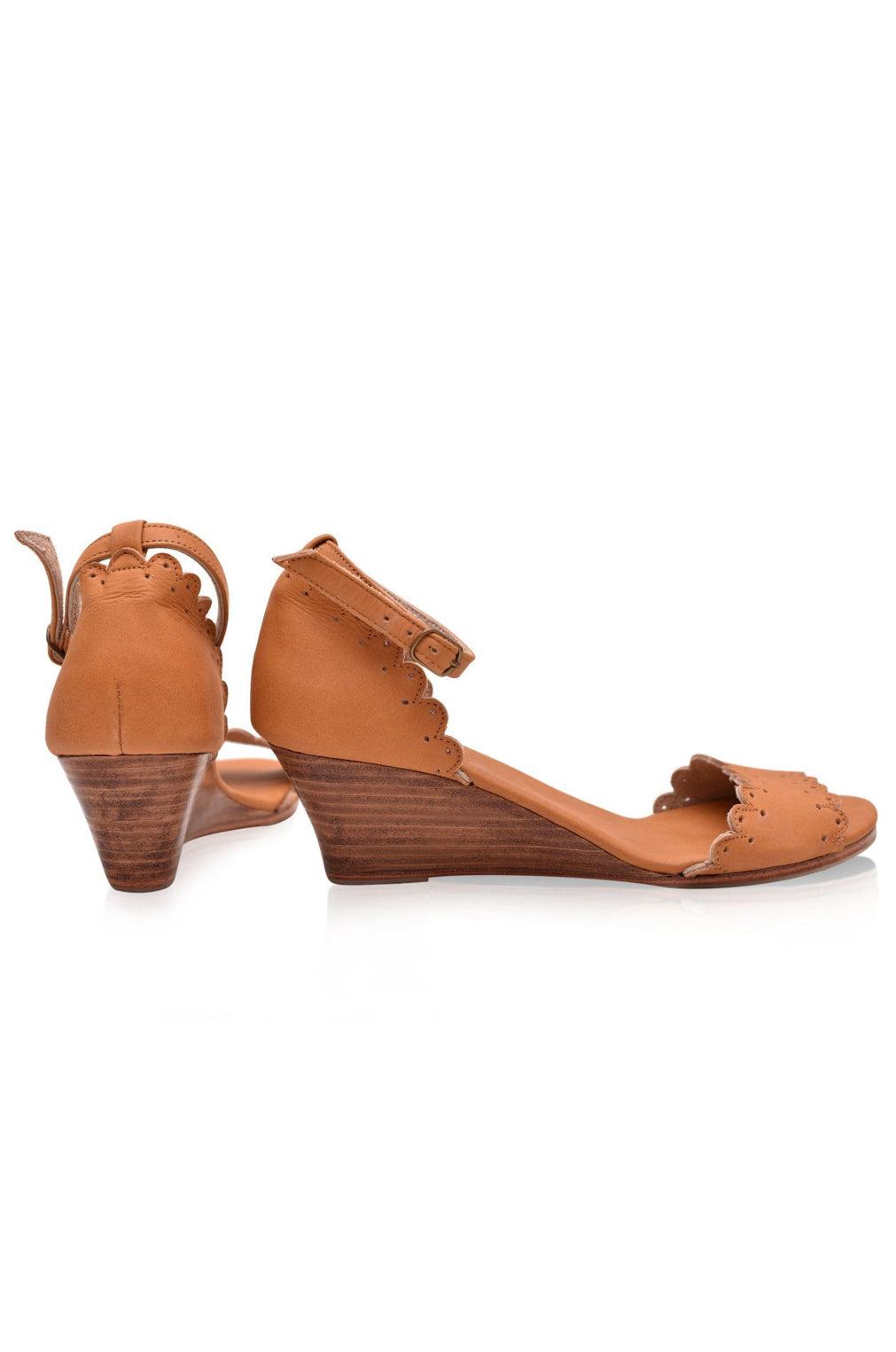 Dreamland Leather Wedges by ELF - Vysn