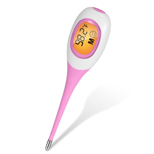 Oral Thermometer Body Thermometer Oral Rectal Underarm Temperature Thermometer C/F Switchable Accurate Fast Temperature Reading Fever Thermometer for - Pink