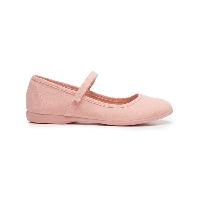 ECO-friendly Classic Canvas Mary Janes in Peach by childrenchic - Vysn