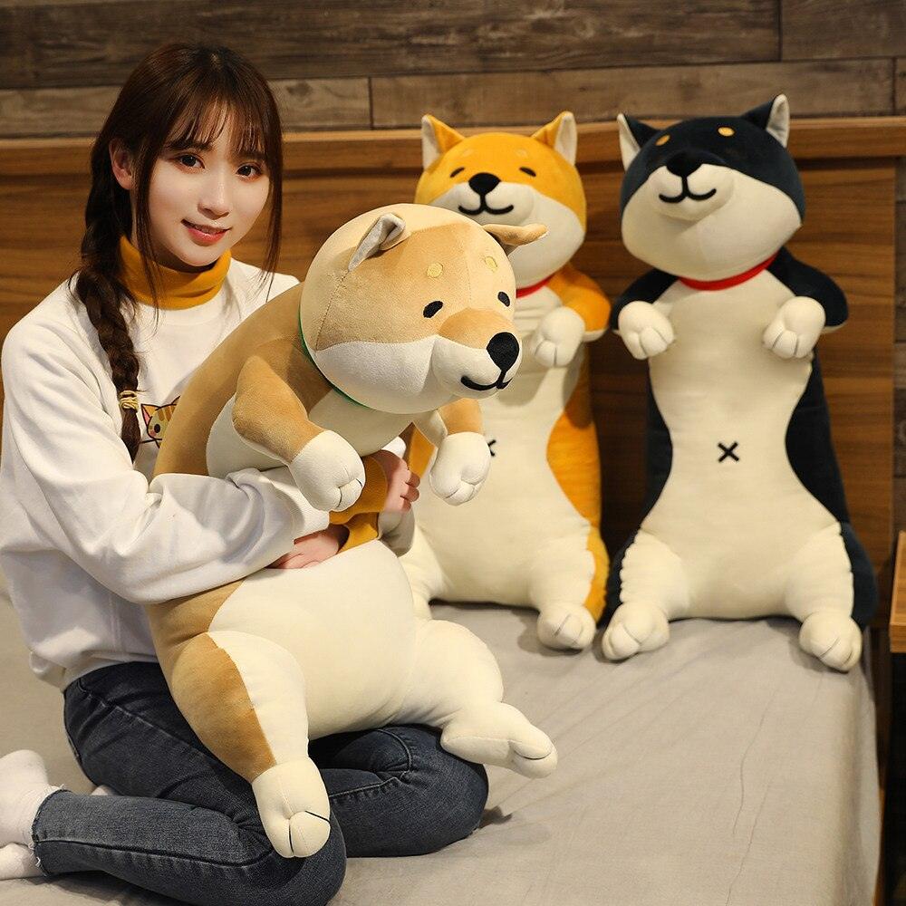 Elongated Shiba/Cat Plush (3 COLORS, 3 SIZES) by Subtle Asian Treats - Vysn