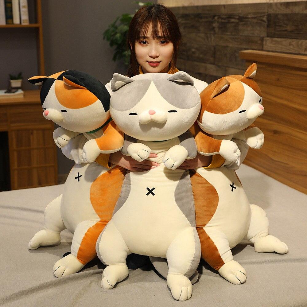 Elongated Shiba/Cat Plush (3 COLORS, 3 SIZES) by Subtle Asian Treats - Vysn