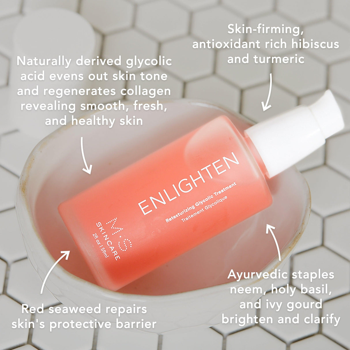 ENLIGHTEN | Retexturizing Glycolic Treatment by M.S. Skincare - Vysn