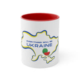 Everything Will Be Ukraine Coffee Mug, 11oz by The Olde Soul - Vysn