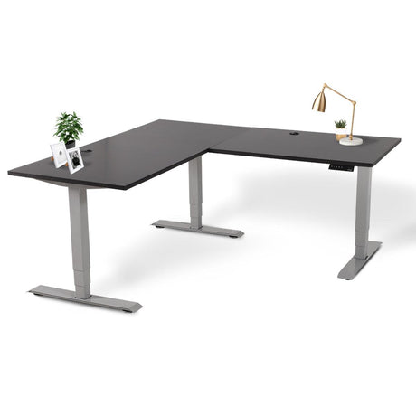 Executive Standing Corner Desk - L Shaped by EFFYDESK - Vysn