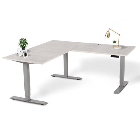 Executive Standing Corner Desk - L Shaped by EFFYDESK - Vysn