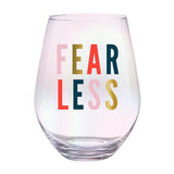 Fearless Jumbo Stemless Wine Glass in Iridescent | 30 Oz. | Holds an Entire Bottle of Wine by The Bullish Store - Vysn