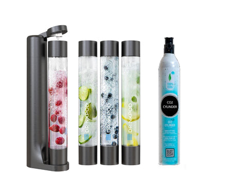 FIZZPod 1+ Soda Maker + CO₂ Cylinder (1-pack) by Drinkpod - Vysn