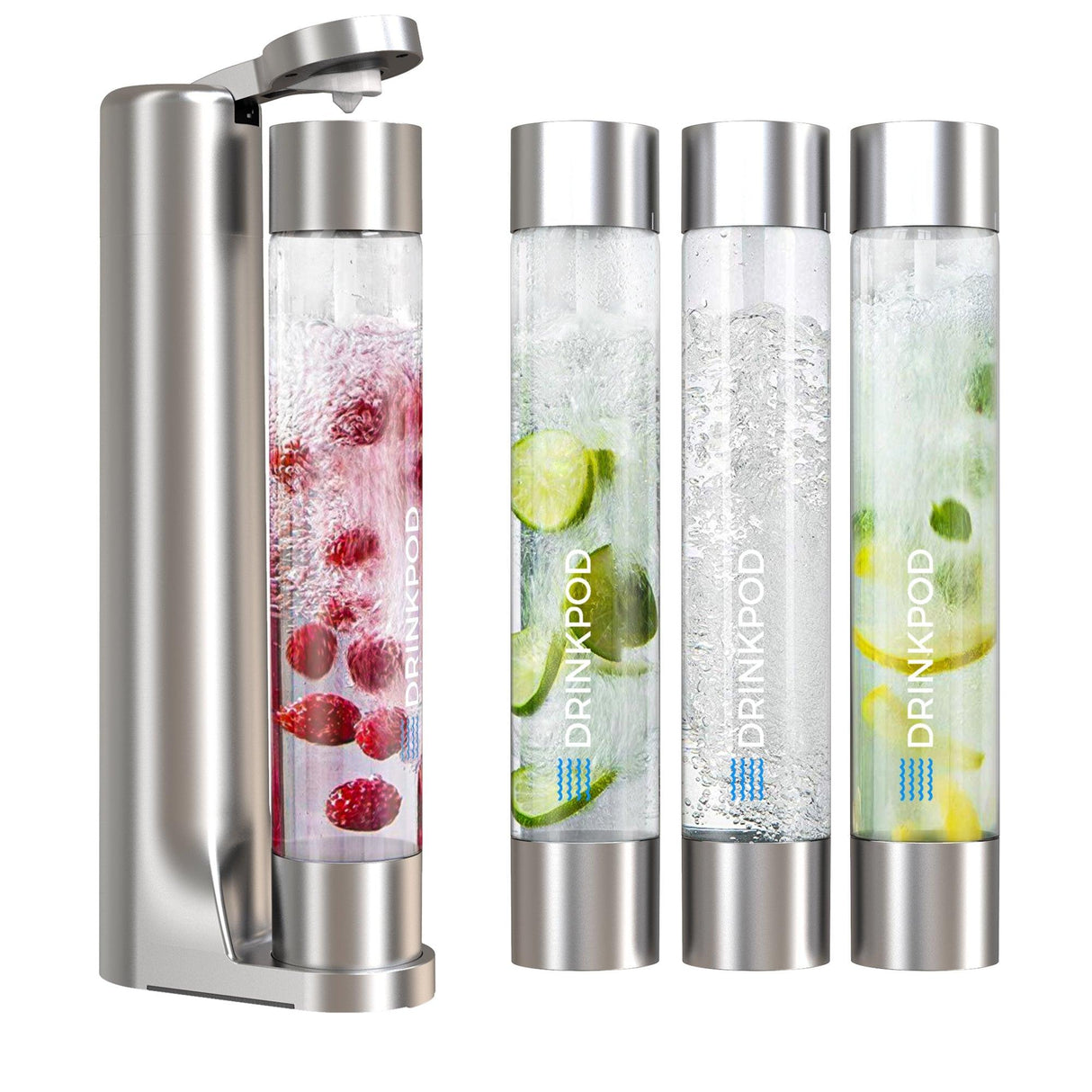 FIZZPod 1+ Soda Maker + CO₂ Cylinder (1-pack) by Drinkpod - Vysn