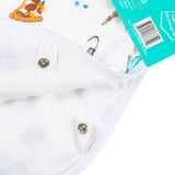 Gift Set: New Jersey Baby Muslin Swaddle Blanket and Burp Cloth/Bib Combo by Little Hometown - Vysn