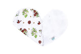 Gift Set: Ohio Baby Muslin Swaddle Receiving Blanket (Floral) and Burp/Bib Combo by Little Hometown - Vysn