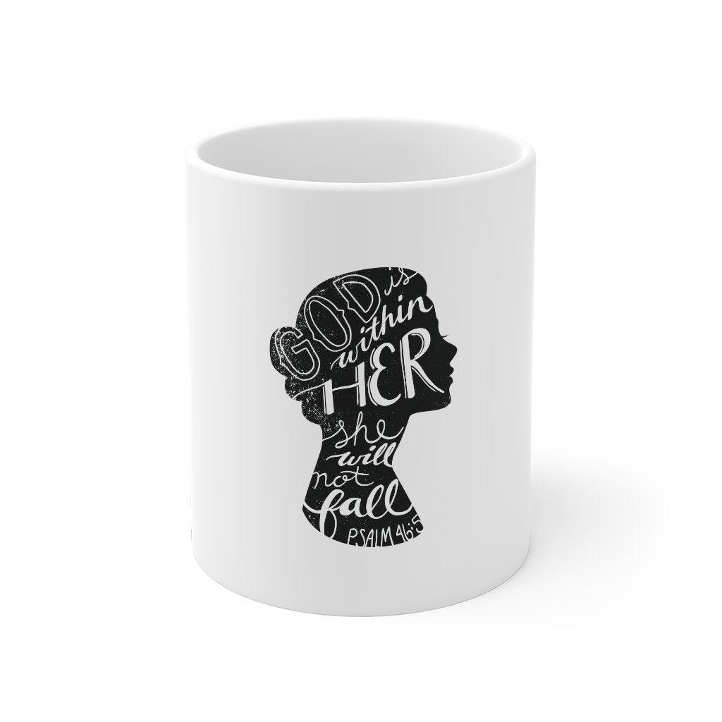 God Is Within Her | Mug by The Happy Givers - Vysn