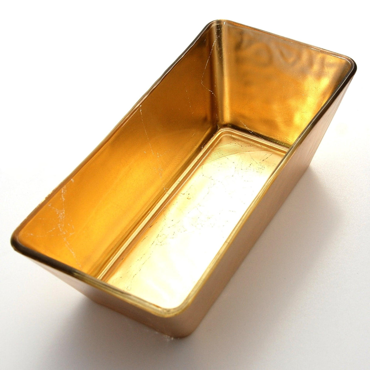 Greek Gold Gilded 13" Rectangular Bowl by Blak Hom - Vysn