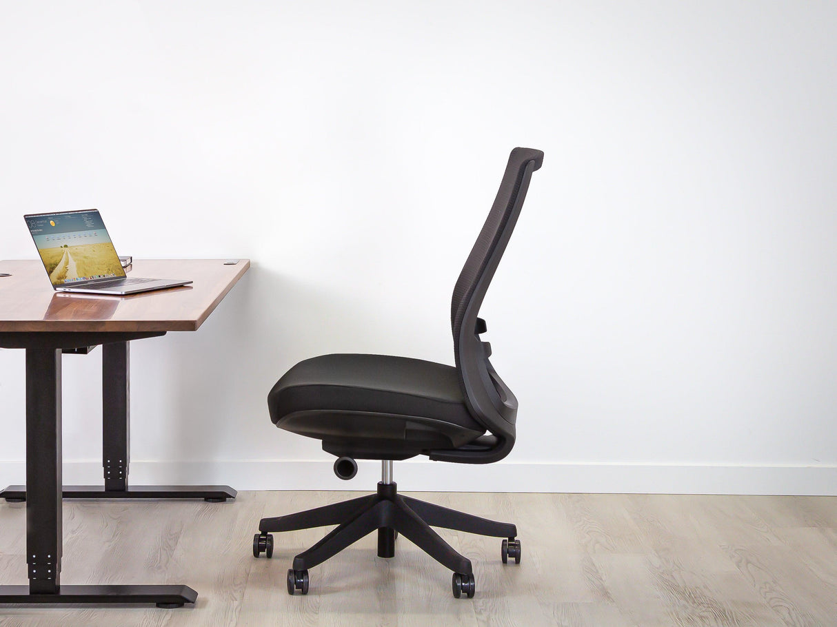 GrinChair - Ergonomic Armless Chair by EFFYDESK - Vysn