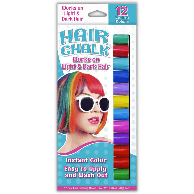 Hair Coloring Chalk, 12 Pack by The Pencil Grip, Inc. - Vysn